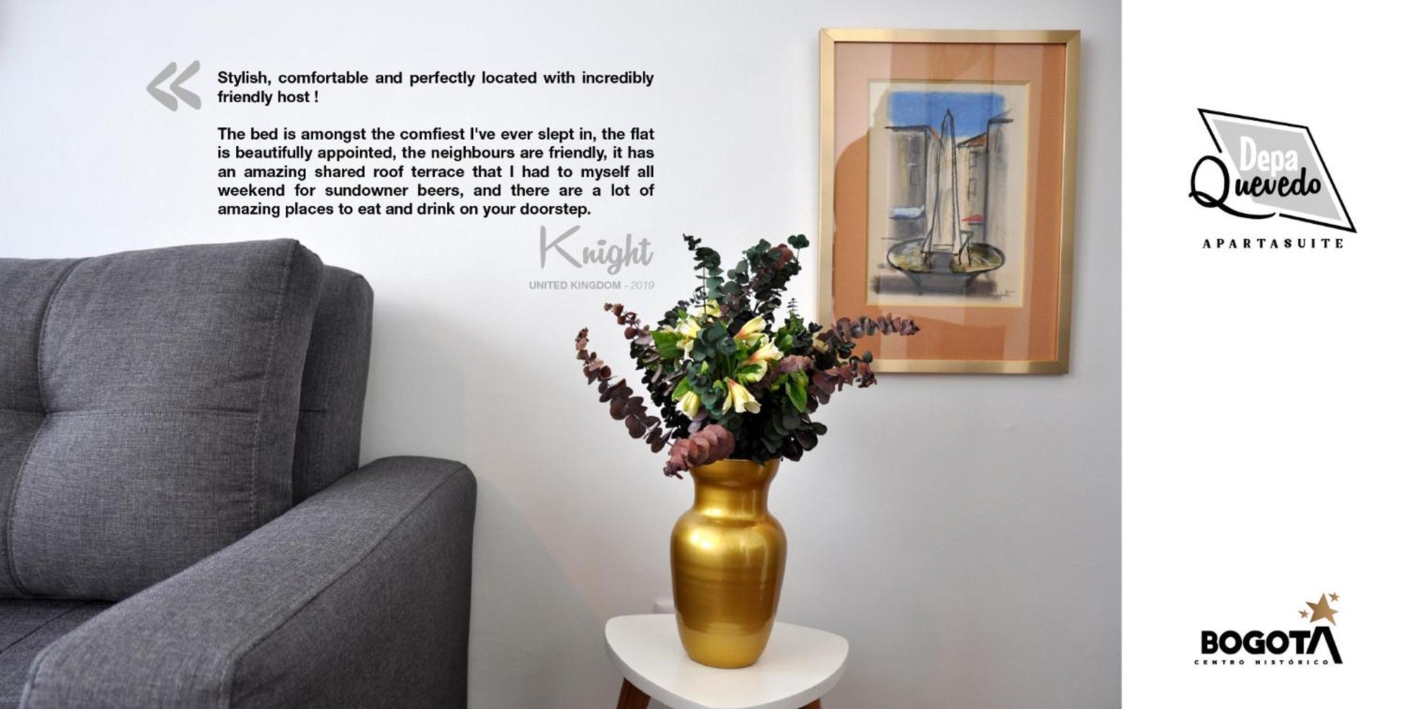 Depa Quevedo - Trendy Revamped Flat - Exceptional Spot In Bogota'S Historic Colonial Square - Candelaria Exteriér fotografie
