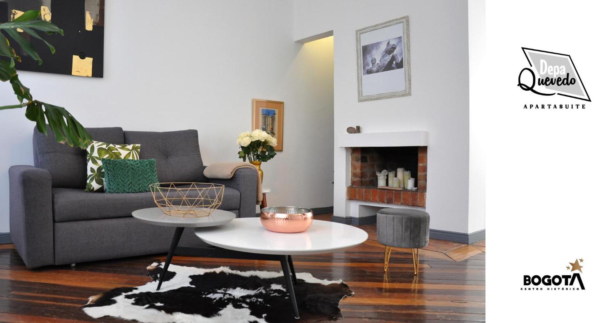Depa Quevedo - Trendy Revamped Flat - Exceptional Spot In Bogota'S Historic Colonial Square - Candelaria Exteriér fotografie