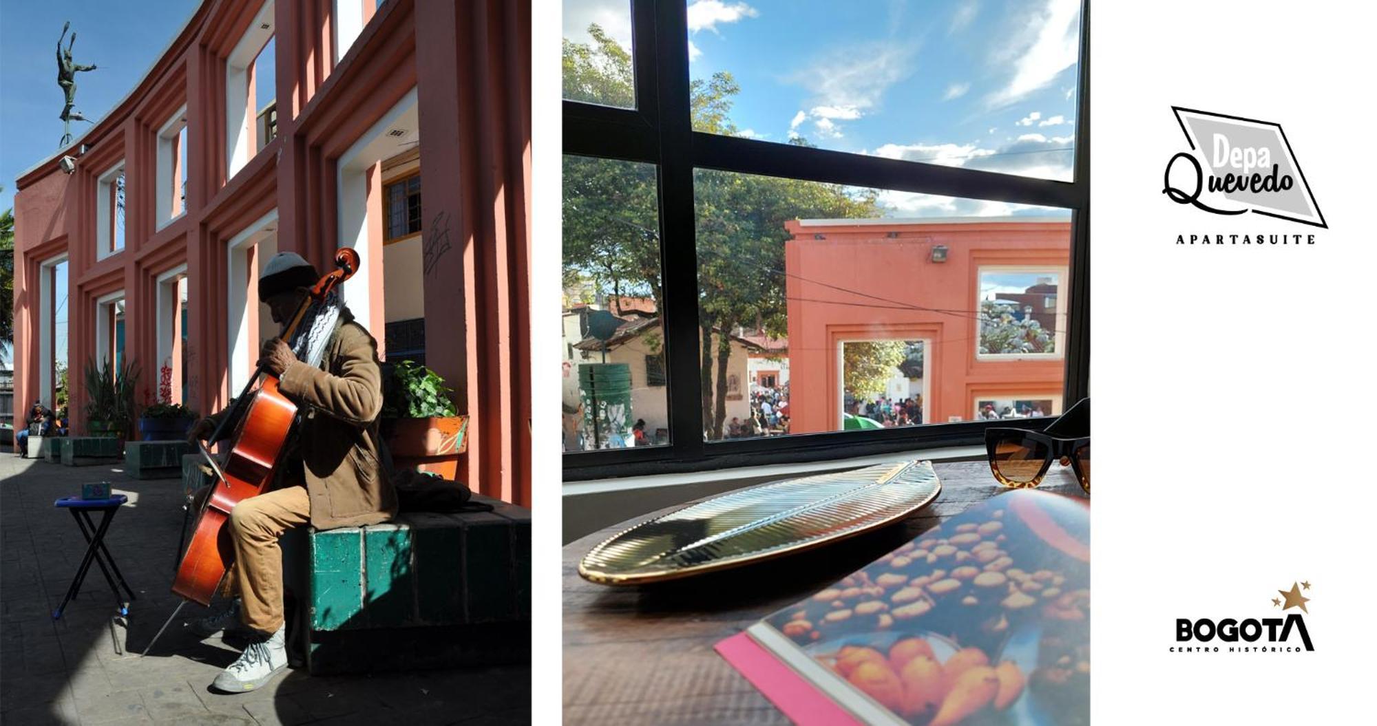Depa Quevedo - Trendy Revamped Flat - Exceptional Spot In Bogota'S Historic Colonial Square - Candelaria Exteriér fotografie