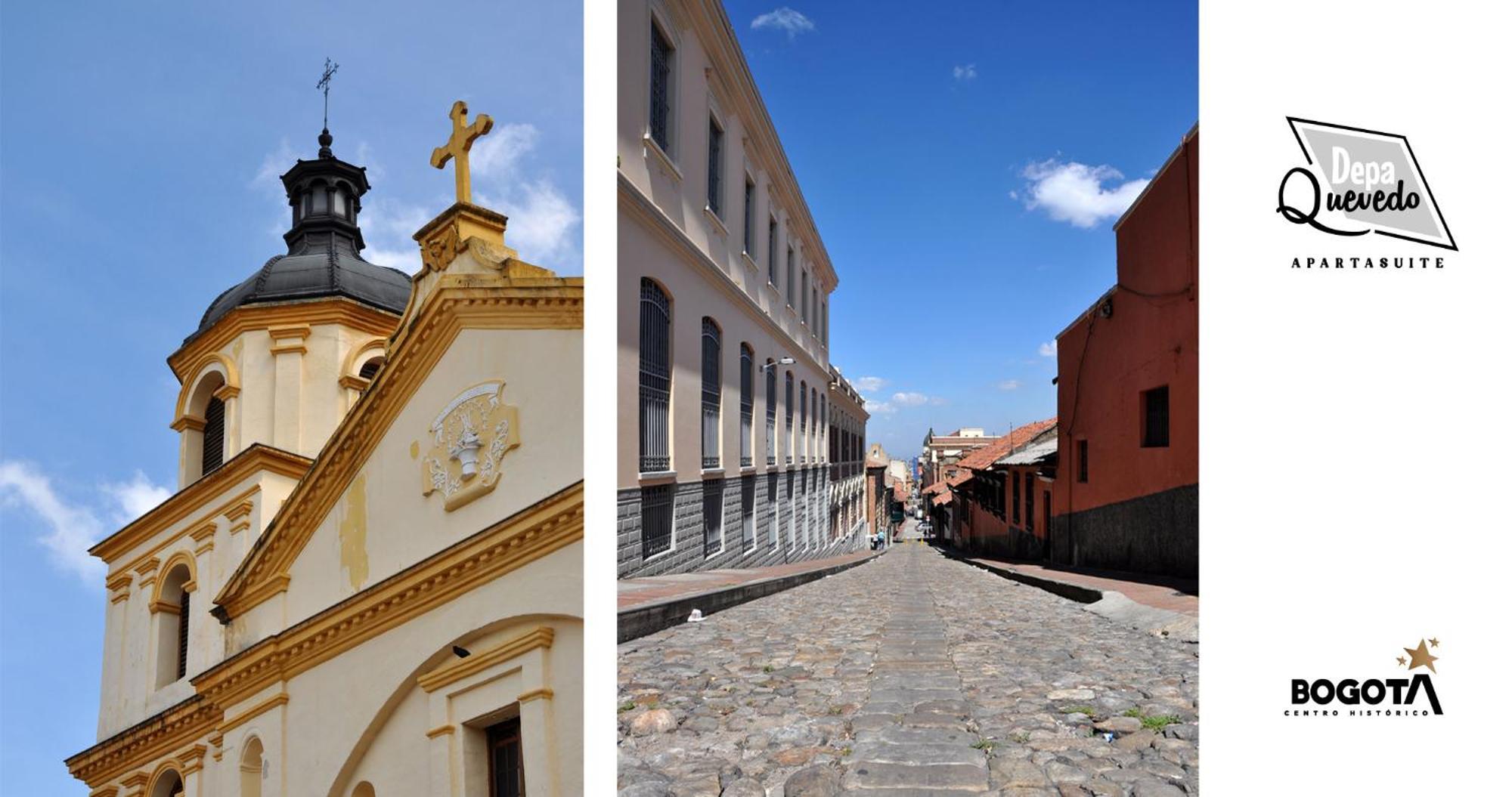 Depa Quevedo - Trendy Revamped Flat - Exceptional Spot In Bogota'S Historic Colonial Square - Candelaria Exteriér fotografie