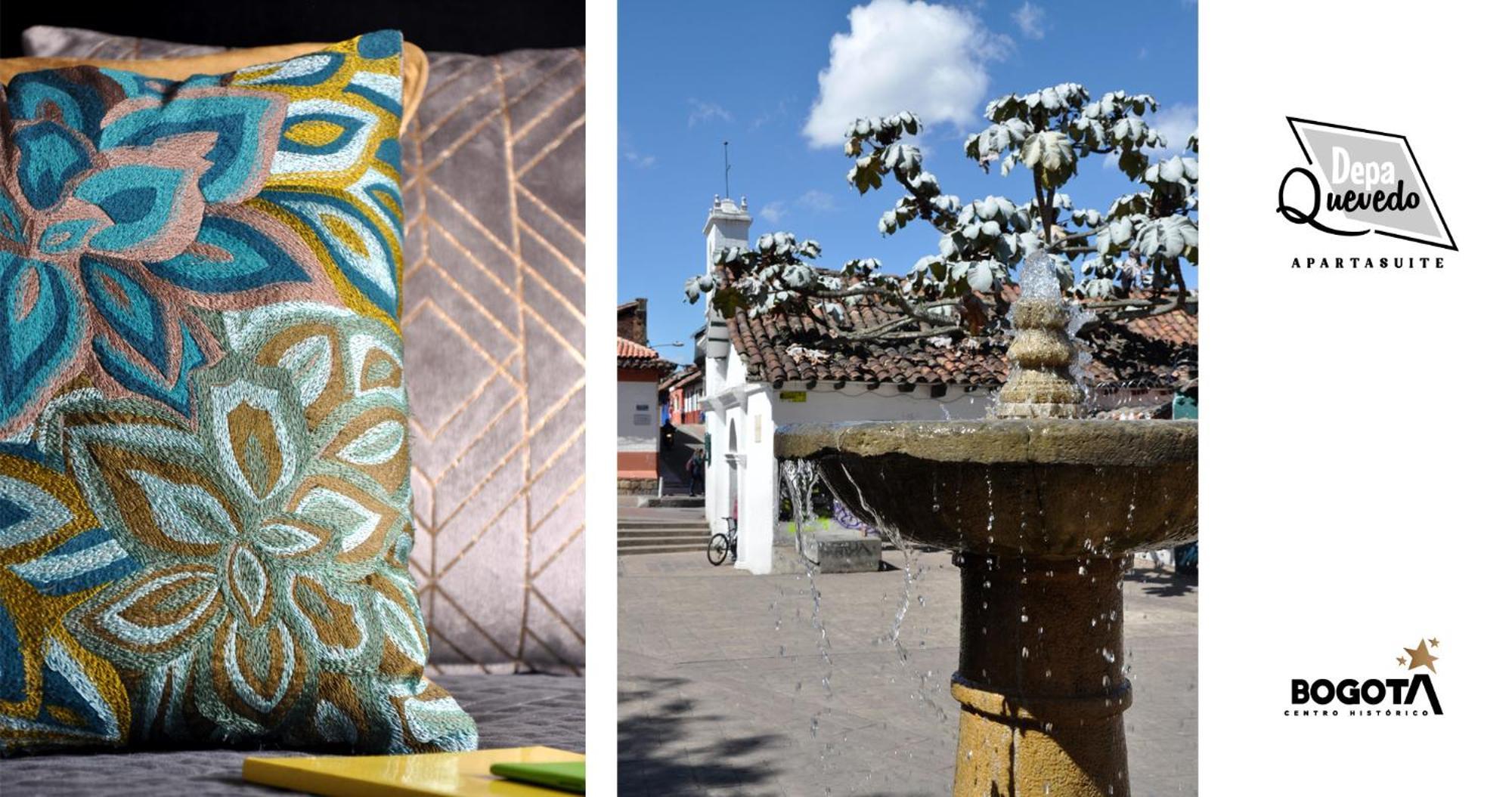 Depa Quevedo - Trendy Revamped Flat - Exceptional Spot In Bogota'S Historic Colonial Square - Candelaria Exteriér fotografie